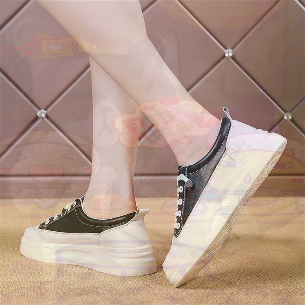Wholesale Wedding Supply Store - Bağcıklı Tıknaz Loafer'lar Kadın Kaykay Spor