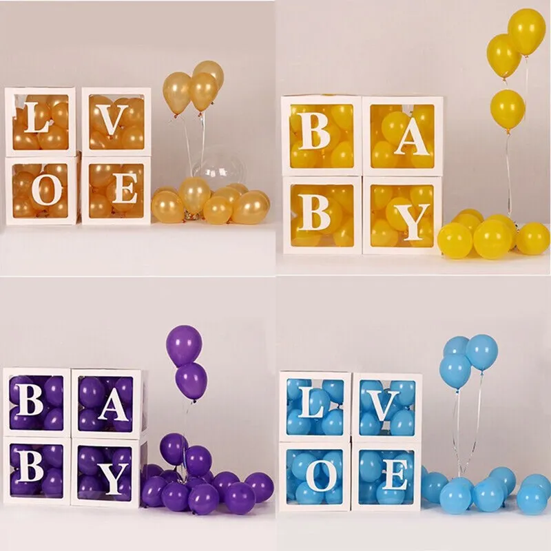 Confetti Balloon Set - Harfli Balon Kutusu İlk 1. Yaş