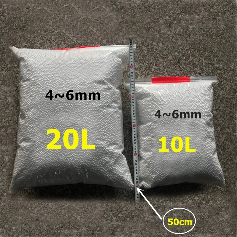 Wedding Z - 4-6mm 10L/20L Beyaz Strafor Topları, Fasulye