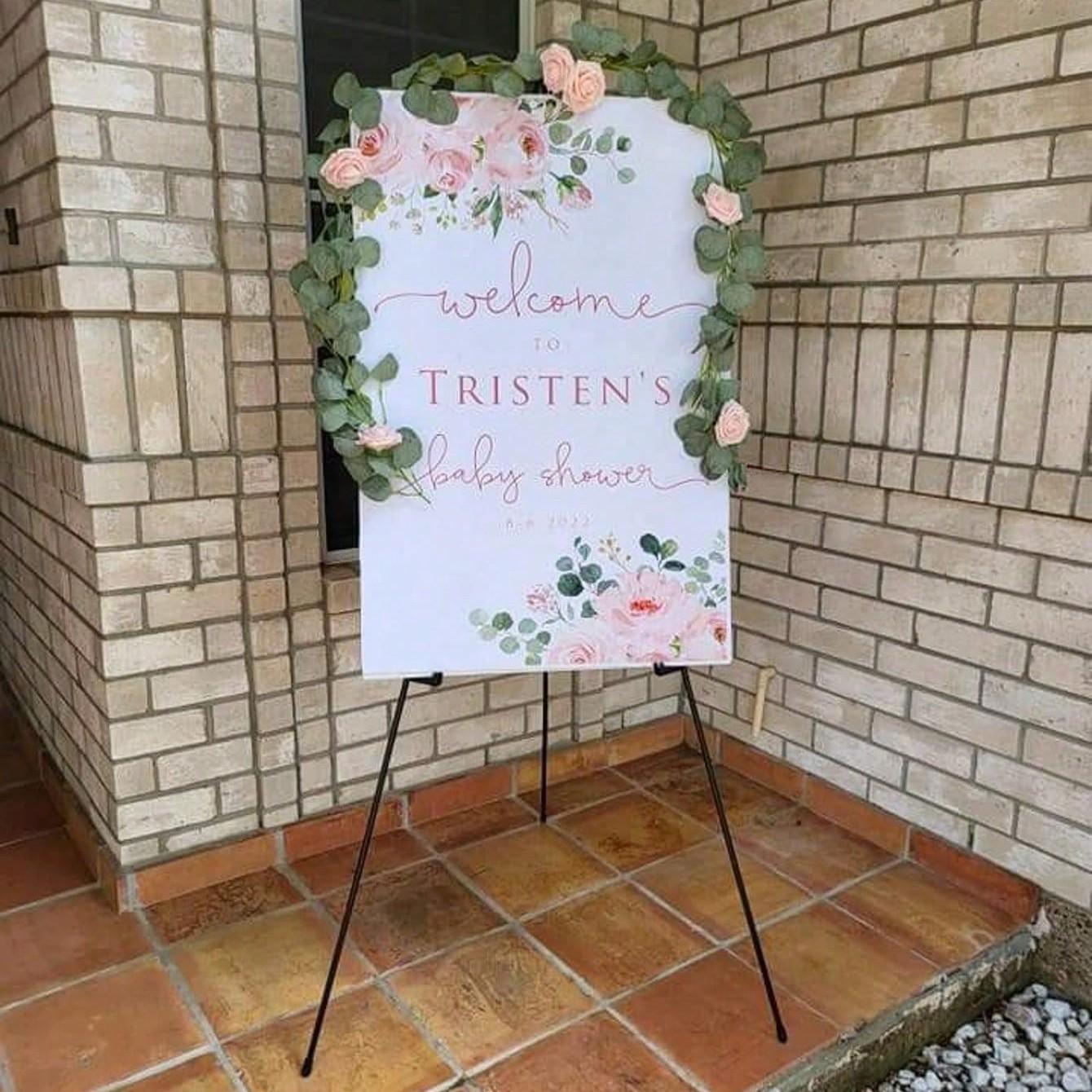 Wedding Ceremony Supply - 66 inç Katlanabilir Taşınabilir Ekran Standı,