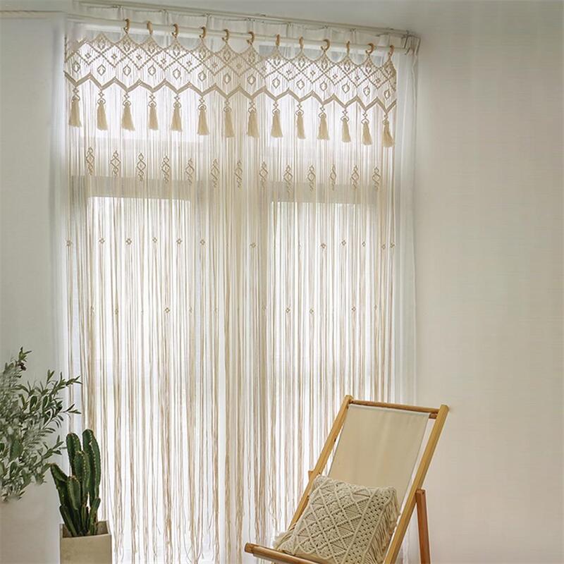 El dokuması makrome pamuk kapı - Wedding Backdrop Curtain incelemesi ve fiyatı