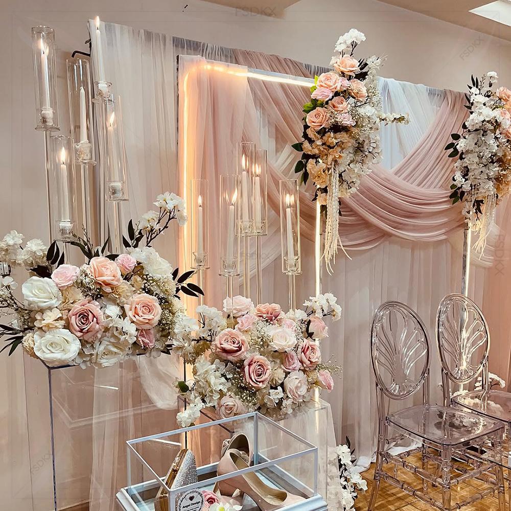 Toptan Lüks Özel Ölçü Beyaz Pe - Wedding Backdrop Curtain incelemesi ve fiyatı