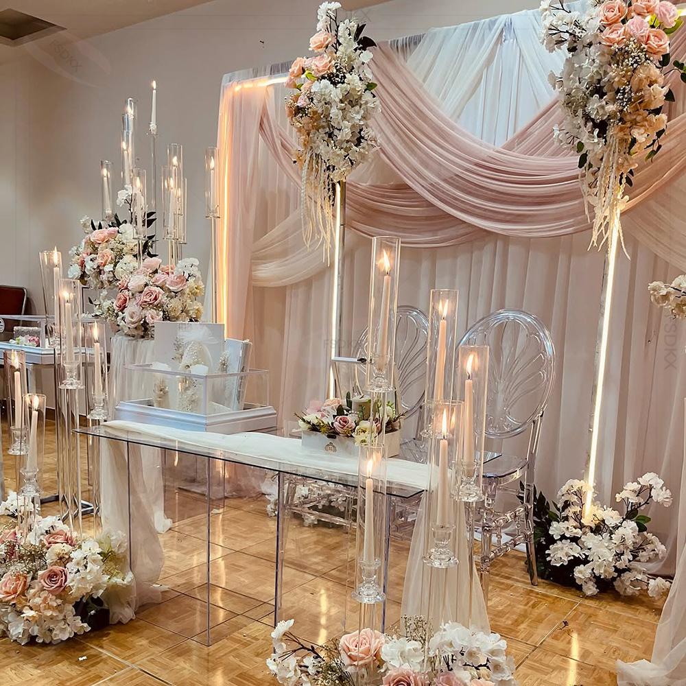 Toptan Lüks Özel Ölçü Beyaz Pe - Wedding Backdrop Curtain incelemesi ve fiyatı