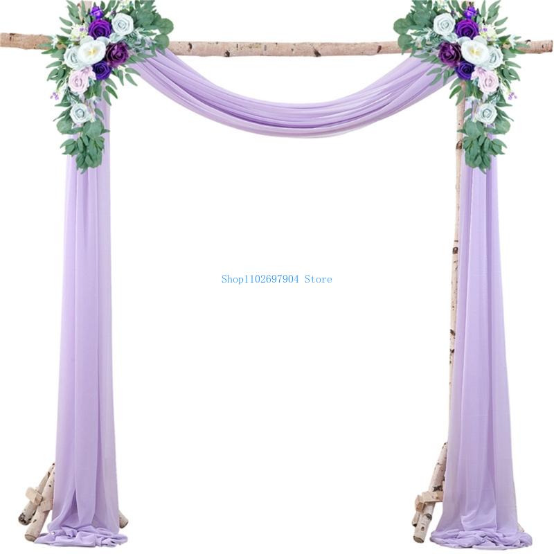 N7YF Romantik İnciler Şifon Ke - Wedding Backdrop Curtain incelemesi ve fiyatı
