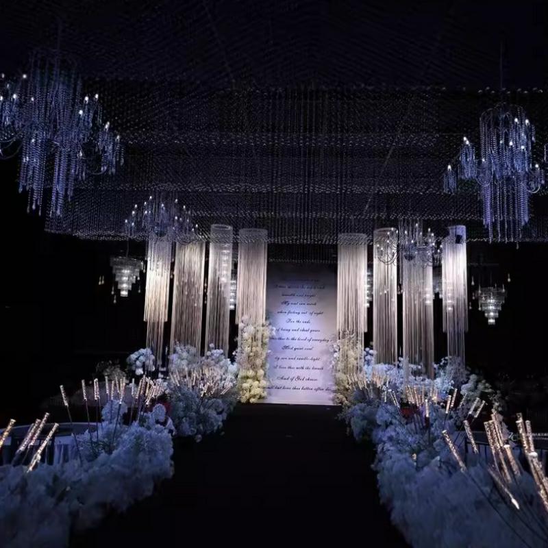 3 adet beyaz şifreli hat perde - Wedding Backdrop Curtain incelemesi ve fiyatı