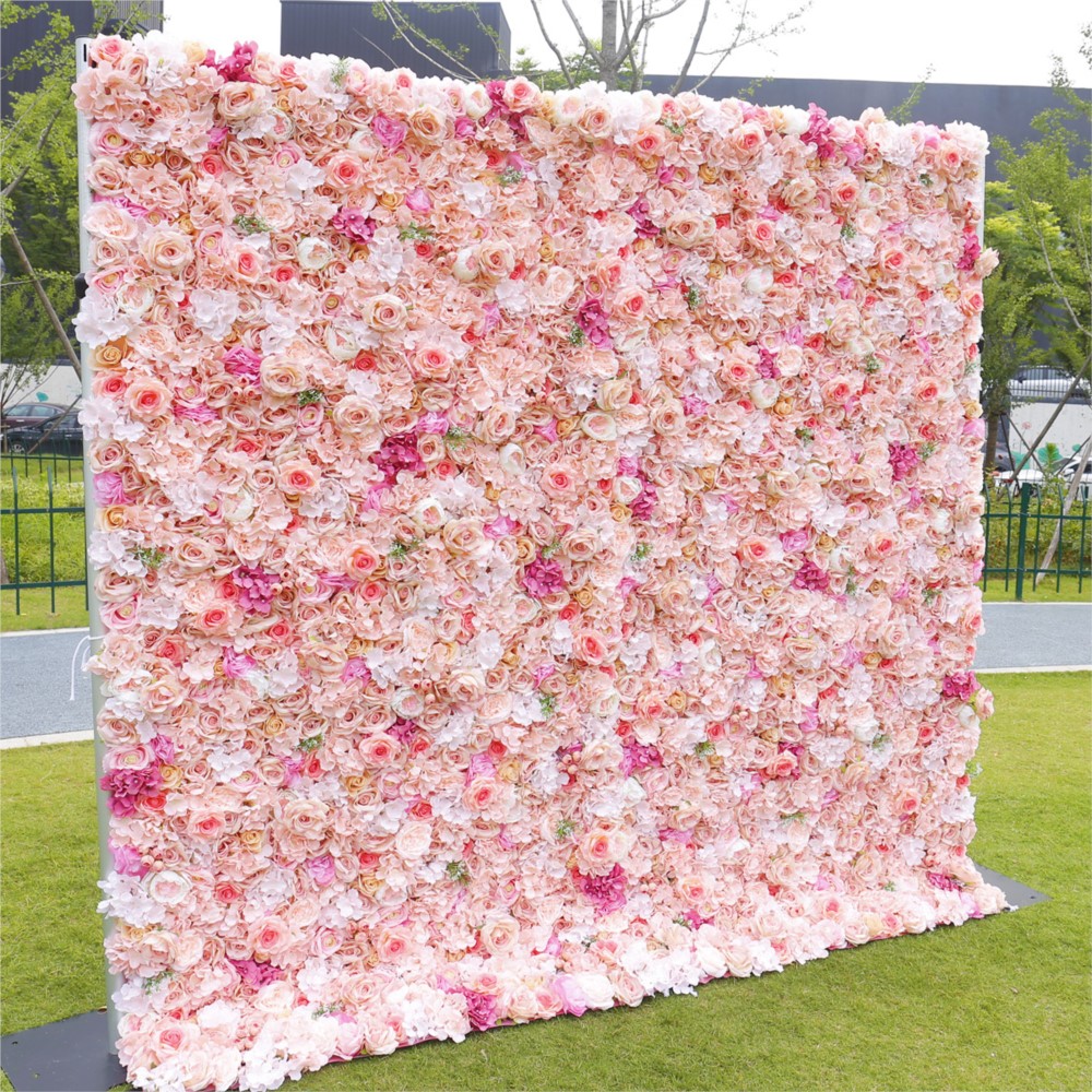 Uflower Pembe Gül Ortanca 5D K - Wedding Backdrop Curtain incelemesi ve fiyatı