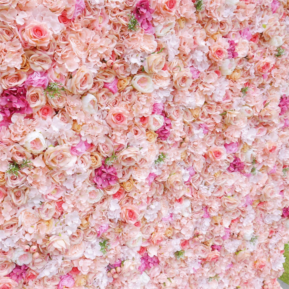 Uflower Pembe Gül Ortanca 5D K - Wedding Backdrop Curtain incelemesi ve fiyatı