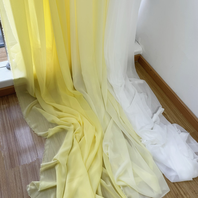 Beyaz sarı şifon kumaş gelin d - Wedding Backdrop Curtain incelemesi ve fiyatı