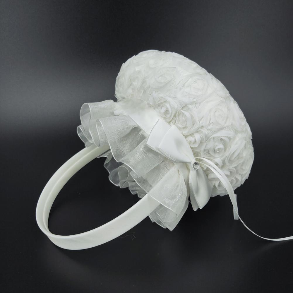 Düğün töreni parti gül çiçek k - Flower Girl Basket incelemesi ve fiyatı