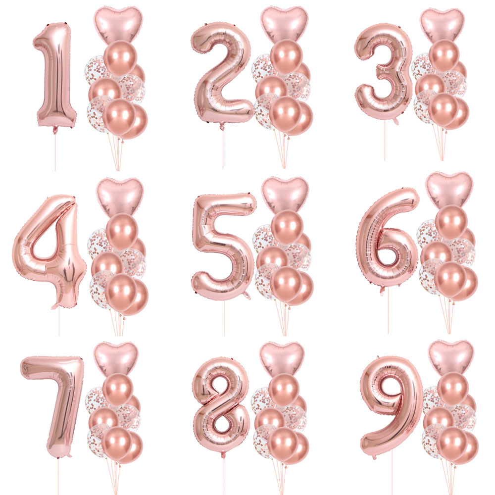 40 İnç 0-9 Gül Altın Rengi Rak - Wedding Ceremony Supply incelemesi ve fiyatı