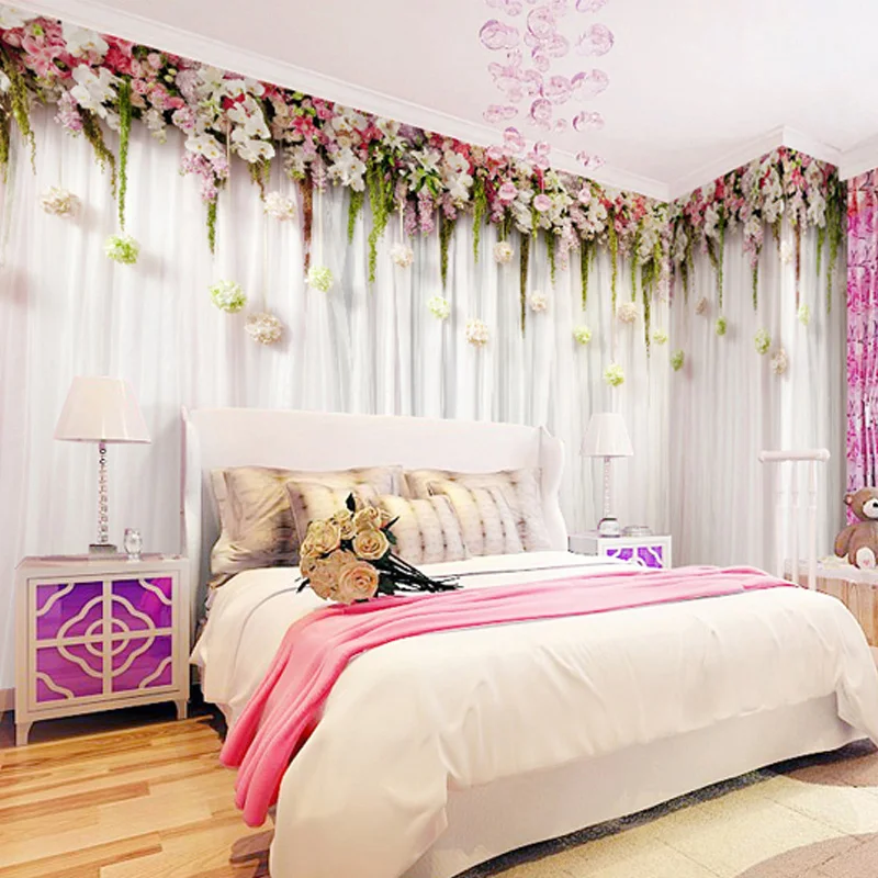 Özel Duvar Bezi Moda Çiçekler  - Wedding Backdrop Curtain incelemesi ve fiyatı