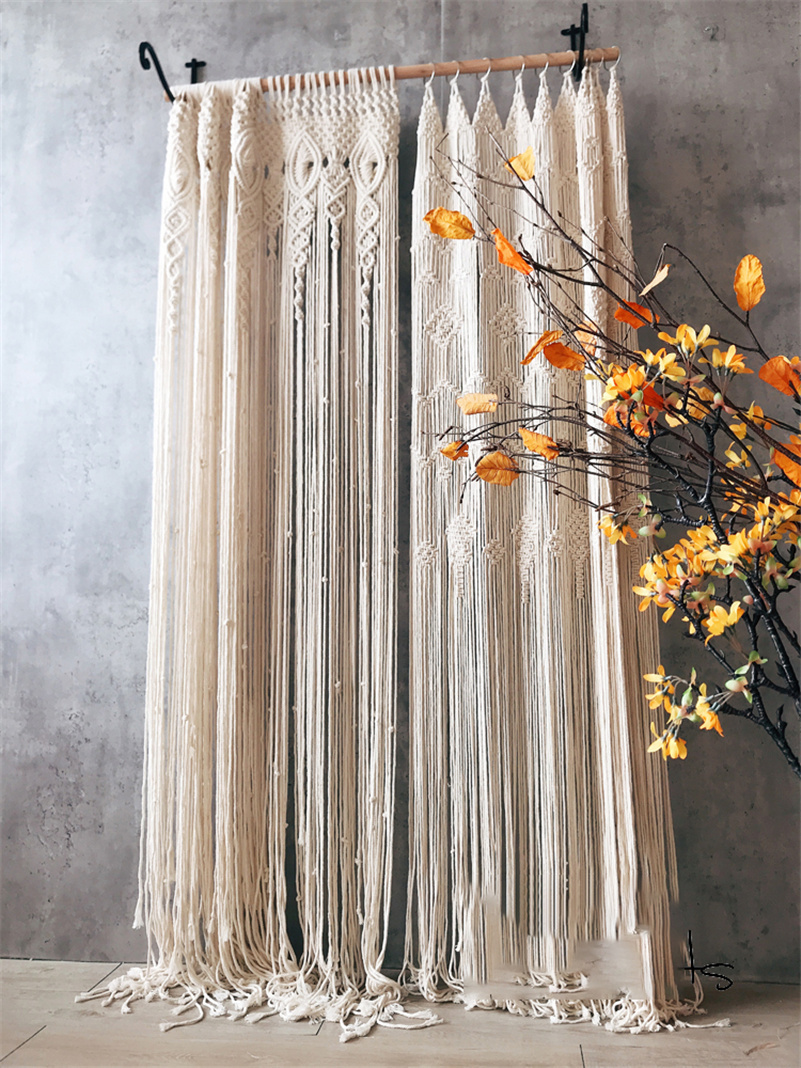 El dokuması Bohemia makrome pa - Wedding Backdrop Curtain incelemesi ve fiyatı