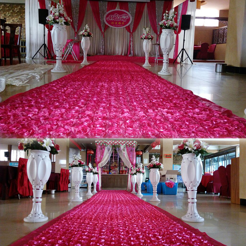 10Yard Saten Kumaş 3D Gül Çiçe - Wedding Backdrop Curtain incelemesi ve fiyatı