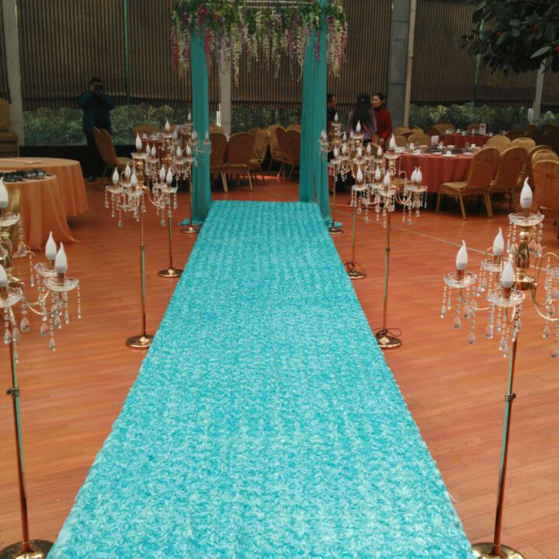 10Yard Saten Kumaş 3D Gül Çiçe - Wedding Backdrop Curtain incelemesi ve fiyatı