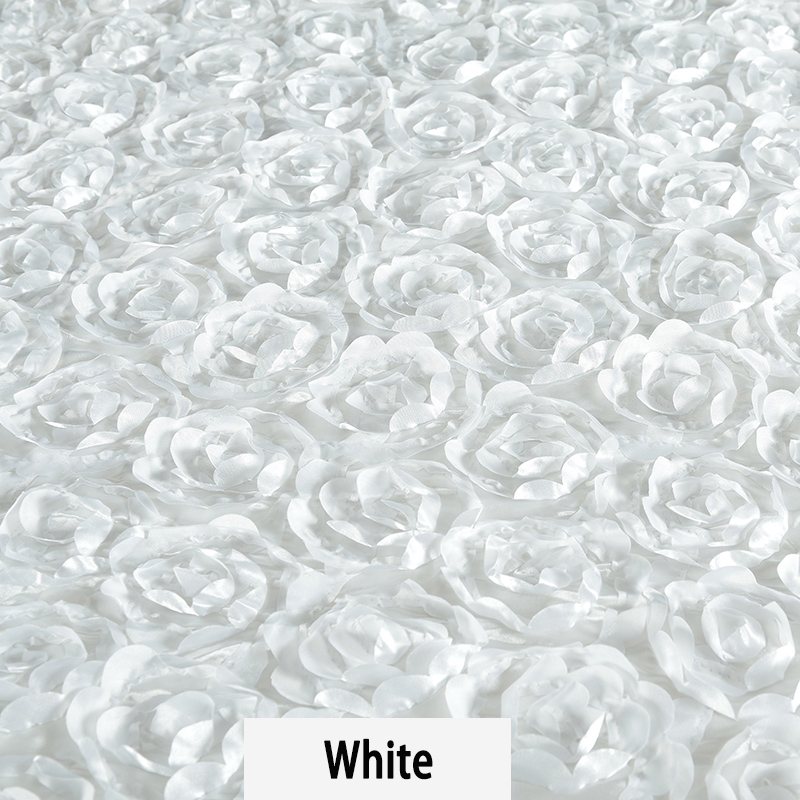 10Yard Saten Kumaş 3D Gül Çiçe - Wedding Backdrop Curtain incelemesi ve fiyatı