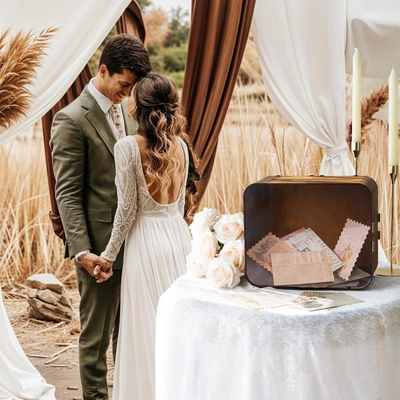 Ahşap Düğün Kart Kutusu Akrili - Wedding Ceremony Supply incelemesi ve fiyatı