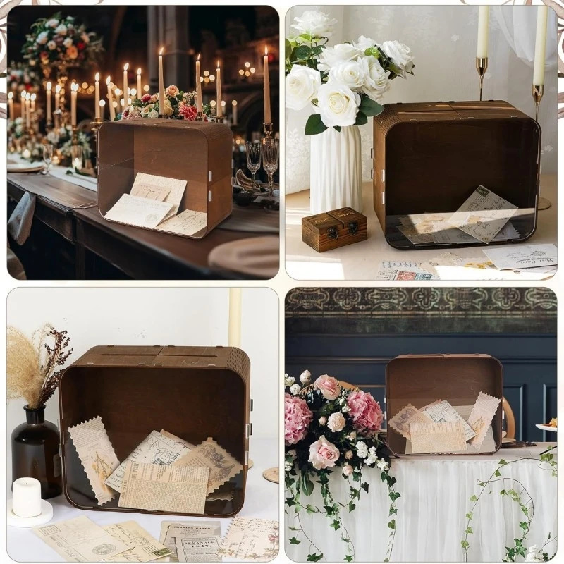 Ahşap Düğün Kart Kutusu Akrili - Wedding Ceremony Supply incelemesi ve fiyatı