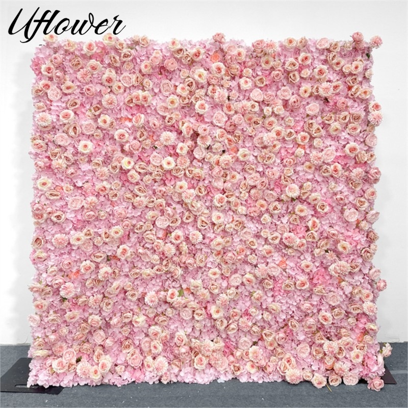 Uflower Pembe Gül Ortanca Kuma - Wedding Backdrop Curtain incelemesi ve fiyatı