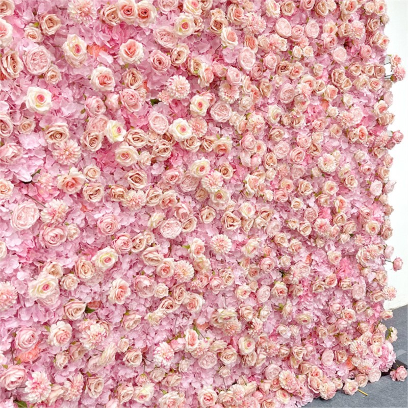 Uflower Pembe Gül Ortanca Kuma - Wedding Backdrop Curtain incelemesi ve fiyatı