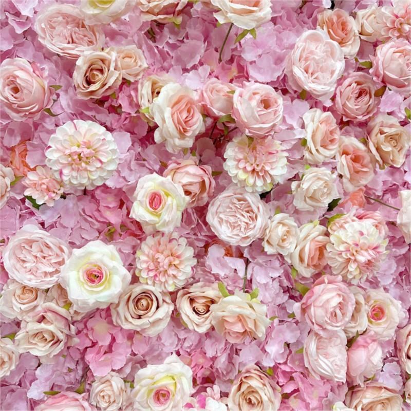 Uflower Pembe Gül Ortanca Kuma - Wedding Backdrop Curtain incelemesi ve fiyatı