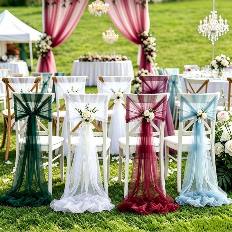 Romantik İsviçre Tül Kumaş Rul - Wedding Ceremony Supply incelemesi ve fiyatı