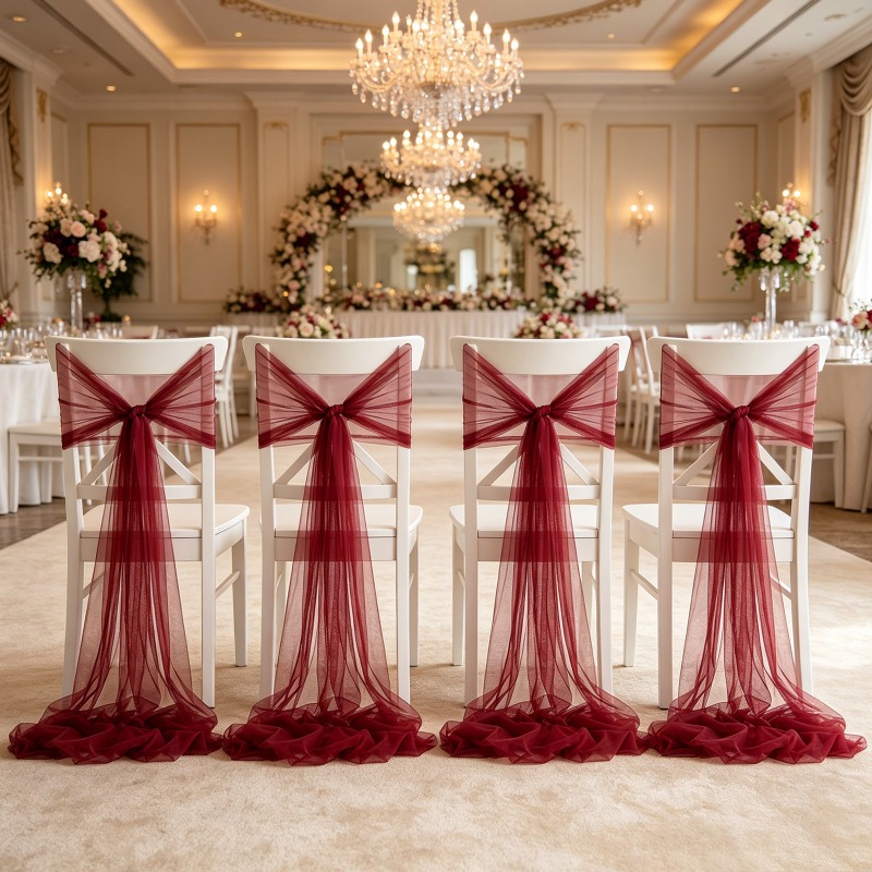 Romantik İsviçre Tül Kumaş Rul - Wedding Ceremony Supply incelemesi ve fiyatı