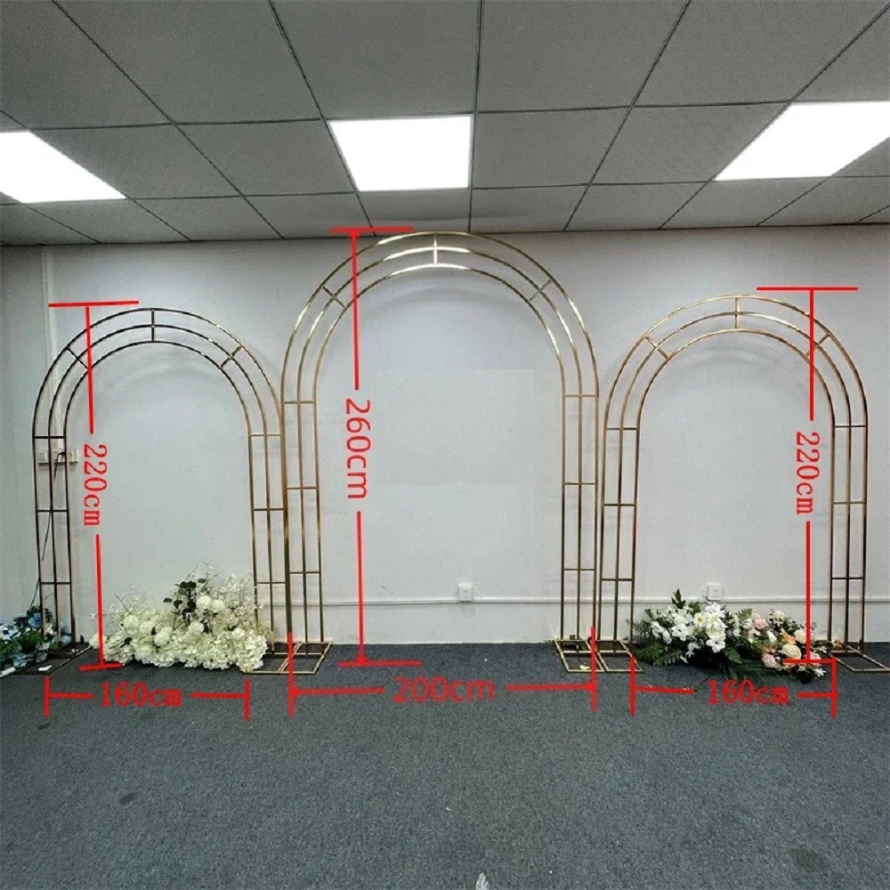 Metalik Altın Düğün Kemeri Sta - Wedding Party Supply Store incelemesi ve fiyatı